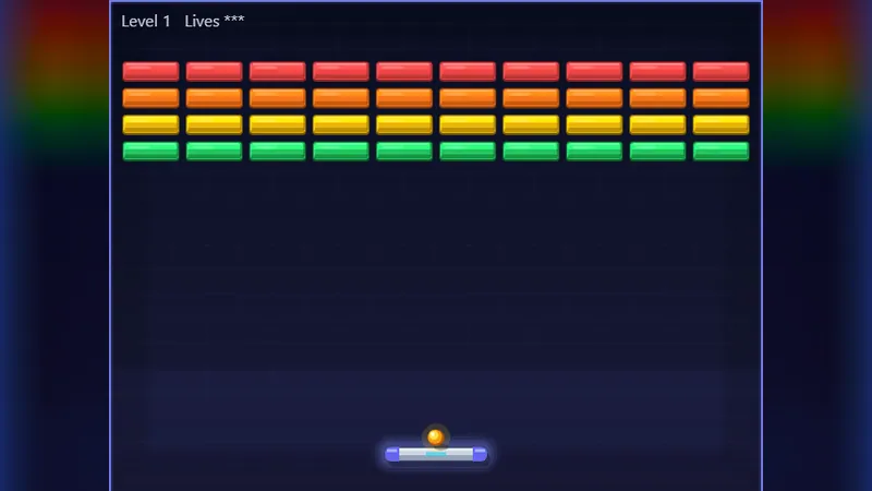 Brick Breaker game preview (Arcade, Action)